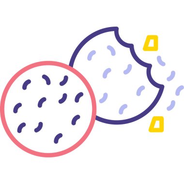 Gıda simgesinin vektör illüstrasyonu