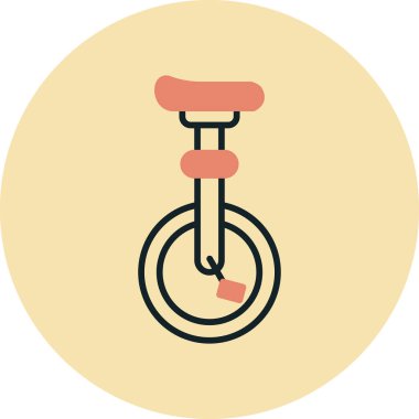 Bisiklet. Web simgesi basit illüstrasyon