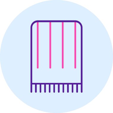 Tarak. Web simgesi basit illüstrasyon