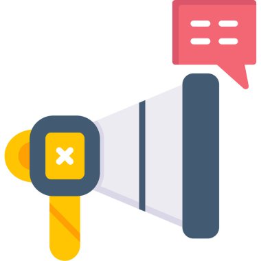 Sohbet ileti simgesi düz biçimli