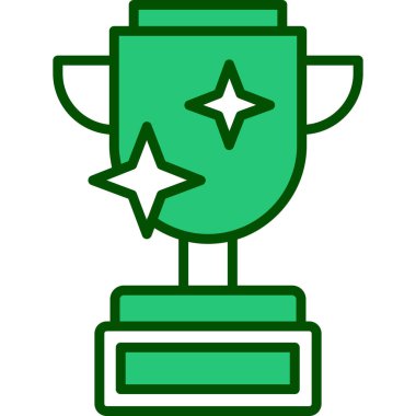 Ödül kupası simgesi - taslak biçiminde