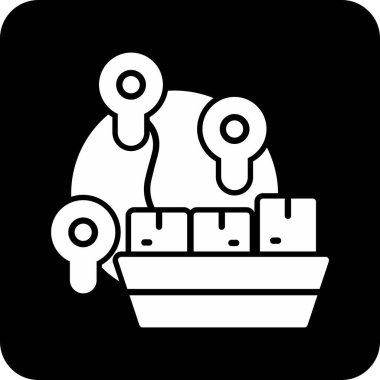 Modern simgenin vektör illüstrasyonu