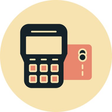 Kredi kartı ikonu vektör illüstrasyonu