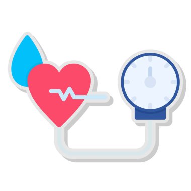 Kalp atışı ve steteskop.