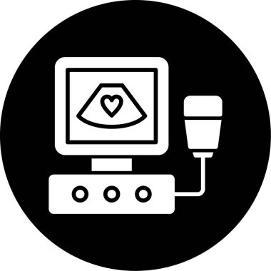 Kalp. Web simgesi basit tasarım