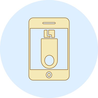 Cep telefonu. Basit tasarım