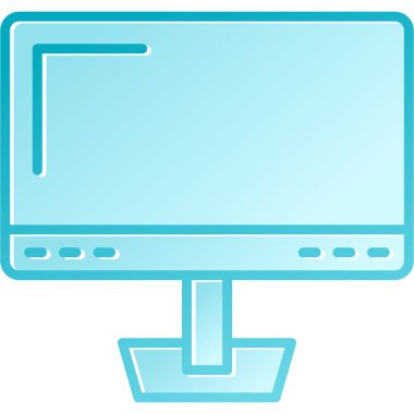 Bilgisayar ekranı. Basit tasarım