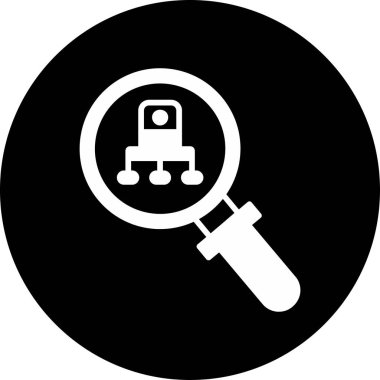 Arama simgesi vektör illüstrasyonu