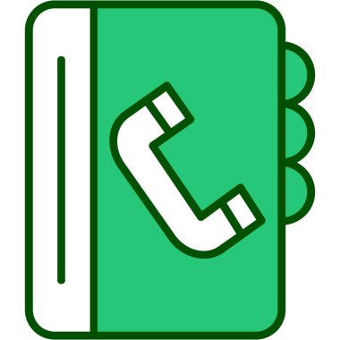 Telefonunuz var. Web simgesi basit illüstrasyon