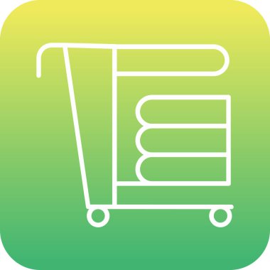 Alışveriş Aracı Simgesi Vektörü.