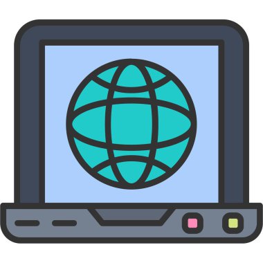 genel internet web simgesi, özet biçimi