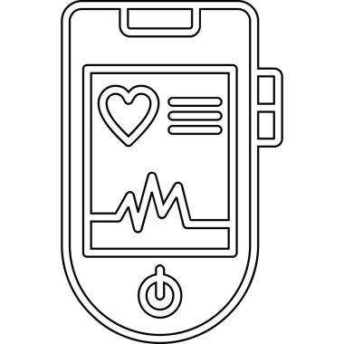 akıllı telefon simgesi, basit tasarım