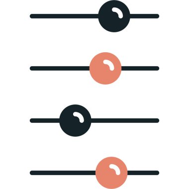 Modern bir simgenin vektör illüstrasyonu