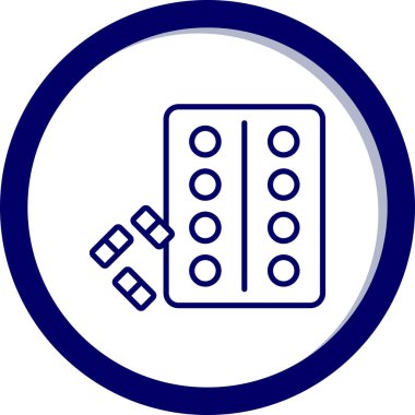 hap ikonu vektör illüstrasyonu