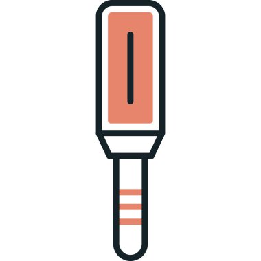 Fırça simgesi renk ana hatlarını boya