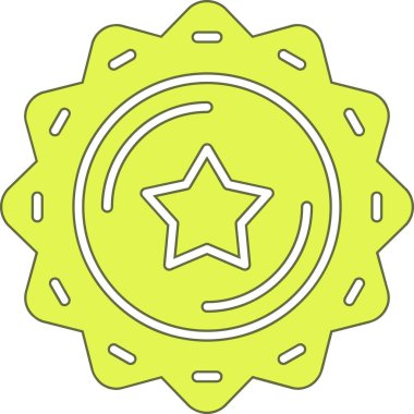 Moda biçimi izole edilmiş arkaplan yıldız simgesi