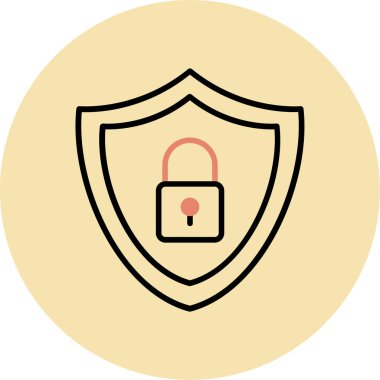 Modern b 'nin vektör illüstrasyonu simge kilidinden yoksun