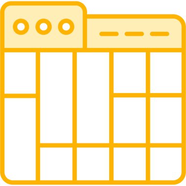 Takvim. Web simgesi basit illüstrasyon