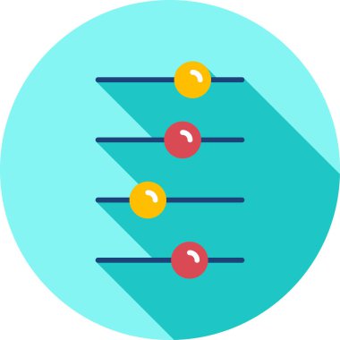 Bilardo topu vektör simgesi