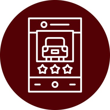 Benzersiz cep telefonu vektör simgesi