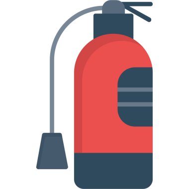 Yangın söndürme vektör simgesini ateşle