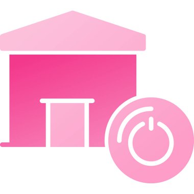 Modern b 'nin vektör illüstrasyonu inşa simgesinden yoksun