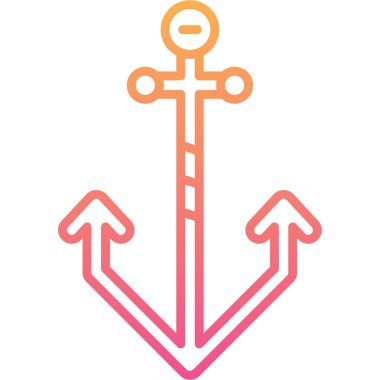 Çapa. Web simgesi basit illüstrasyon