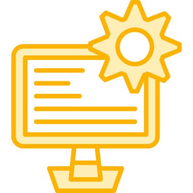 iş belge simge vektör çizim