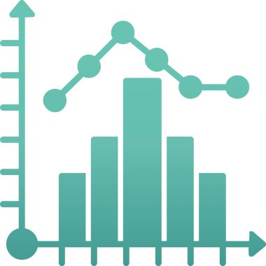 çubuk çizelgesi vektör illüstrasyonu