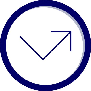 Saat simgesinin vektör illüstrasyonu