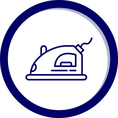 Demir ikon vektör illüstrasyonu