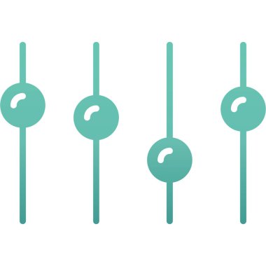 Renkli düğmelerin vektör illüstrasyonu