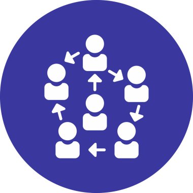 İş ve finans simgesinin vektör illüstrasyonu