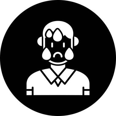 Maskeli bir adamın vektör çizimi