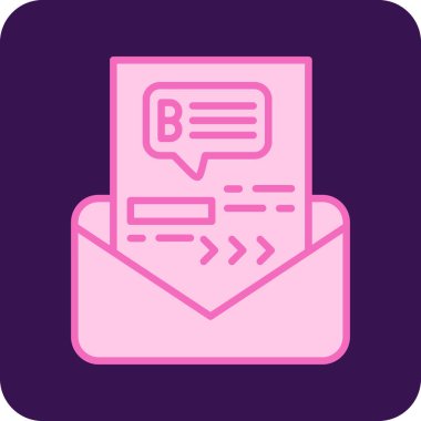 E-posta. Web simgesi basit tasarım