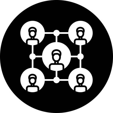 Şebeke. Web simgesi basit tasarım