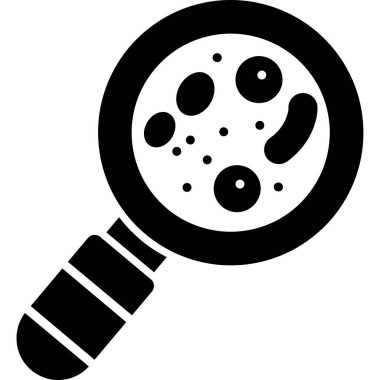 Mikrobik Mühendislik Ağı simgesi basit vektör illüstrasyonu