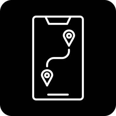 Harita işaretleyici vektör illüstrasyonuName