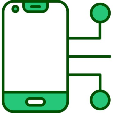 cep telefonu vektör simgesi