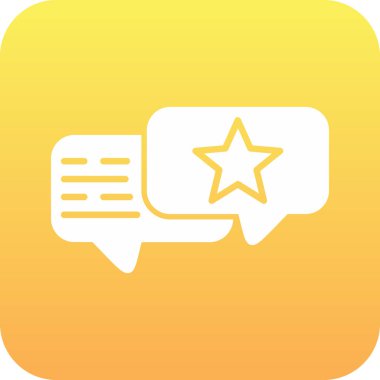 Sohbet simgesi vektör illüstrasyonu