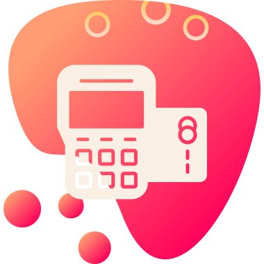 Düz stil kredi kartı ödeme simgesi