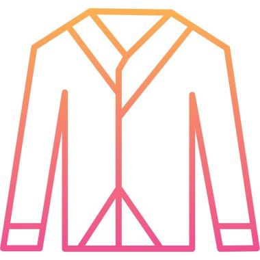 Ceket simge vektör çizim