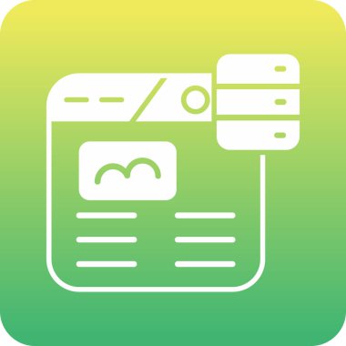 Eşsiz haber kartı vektör çizgisi simgesi