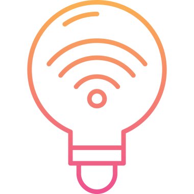 ampul simgesi vektör illüstrasyonu