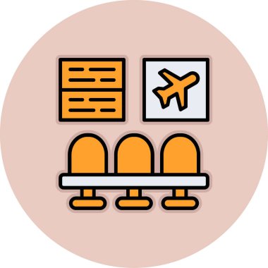 seyahat simgesi vektör çizimi