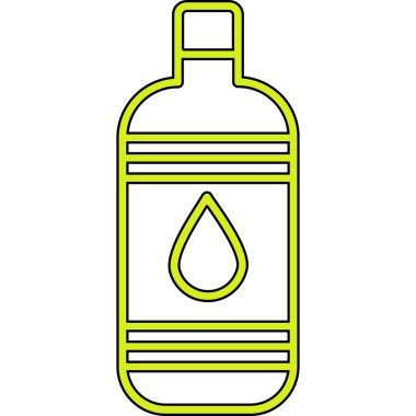 şişe içecek ikonu, vektör illüstrasyonu