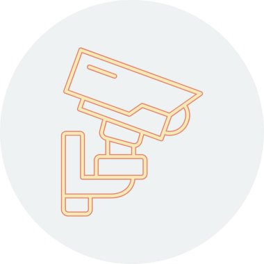 CCTV simge vektör çizim