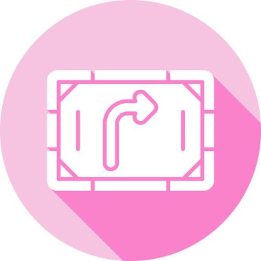 Bir b simgesinin vektör illüstrasyonu