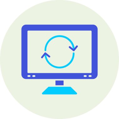 Ağ simgesi. Basit resimleme