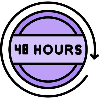 saat simgesi çizimi